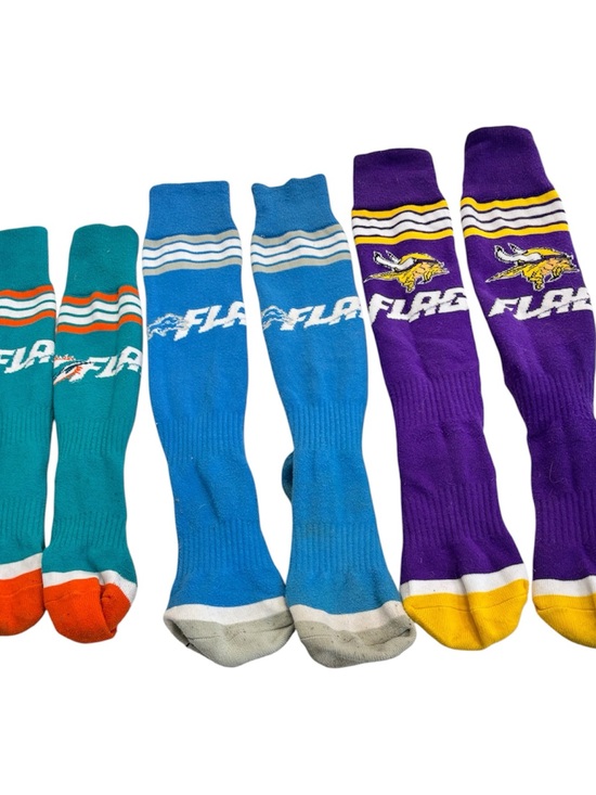 NFL Other - NFL Crew Socks Pack - Teal, Blue, Purple, Orange, Yellow, White